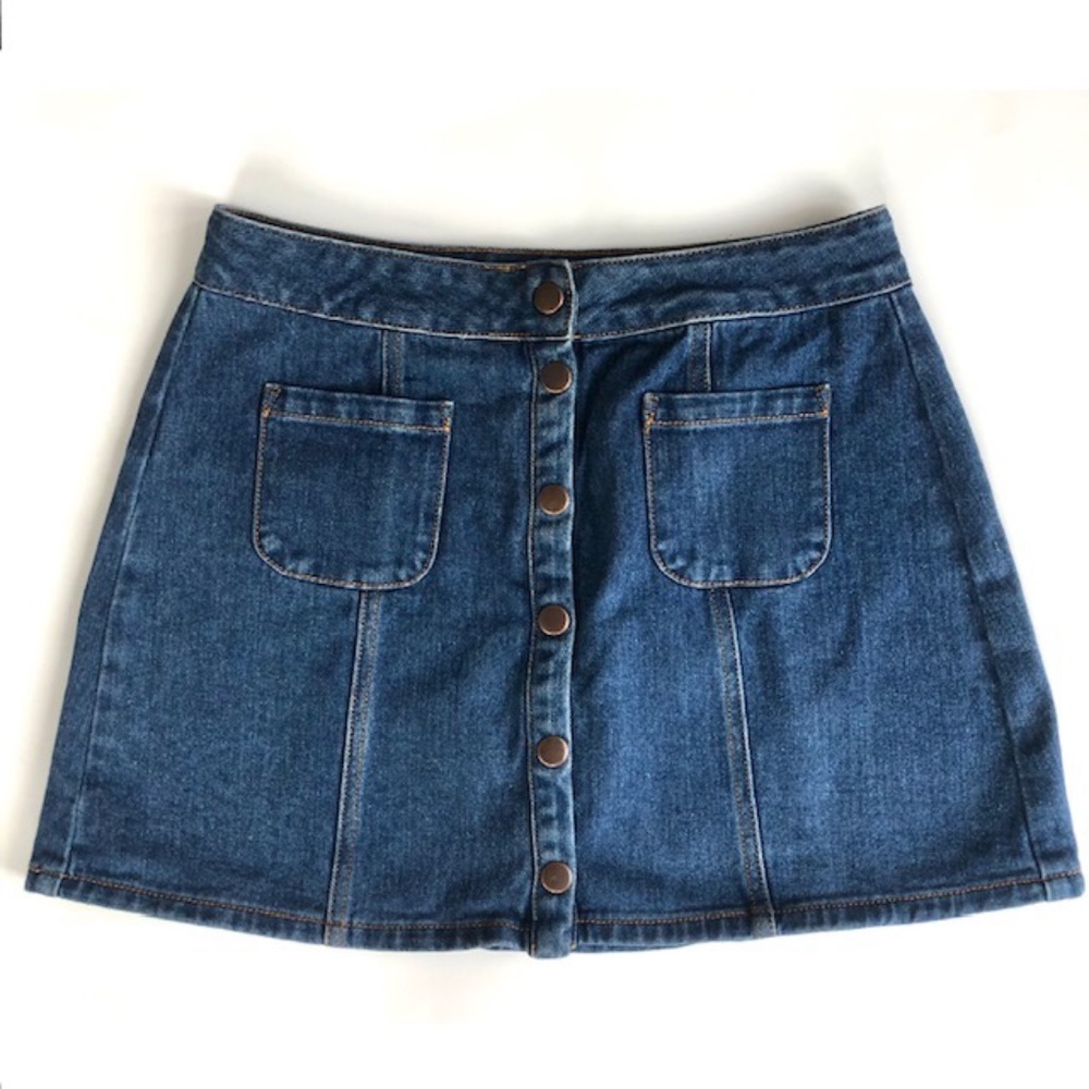 BullHead Denim A line Skirt. Size 29